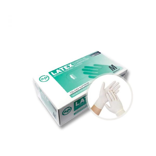 GUANTES LATEX Medium x100