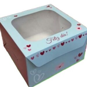 CAJA MINITORTA c/Visor 17x17x10 (Fantasía)