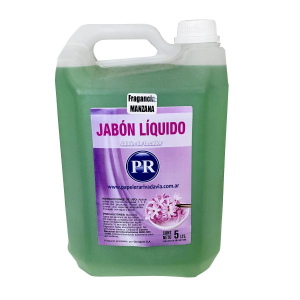 JABON LIQUIDO DE TOCADOR BIDON DE 5 LITROS