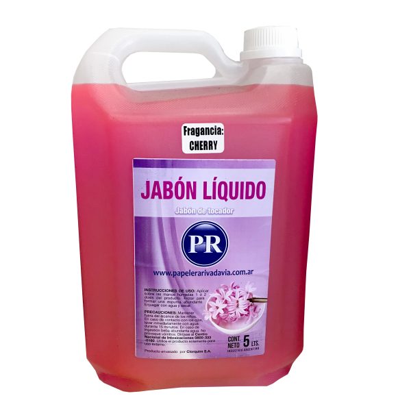 JABON LIQUIDO DE TOCADOR BIDON DE 5 LITROS