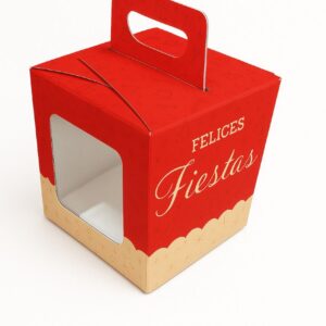 Caja Pan Dulce 1/2 kg Temática Navideña