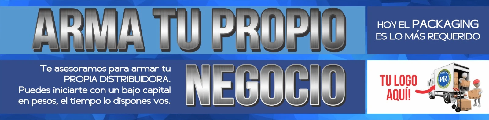 Armá tu propio negocio. Te asesoramos para crear tu propia distribuidora con bajo capital.